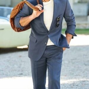 Samuel Windsor 100% Linen Sport Coat Size 46